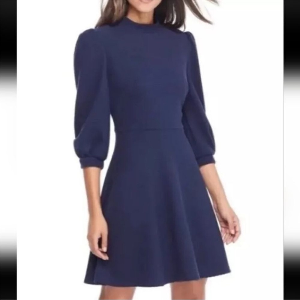 Gal Meets Glam Maggie Navy Dress